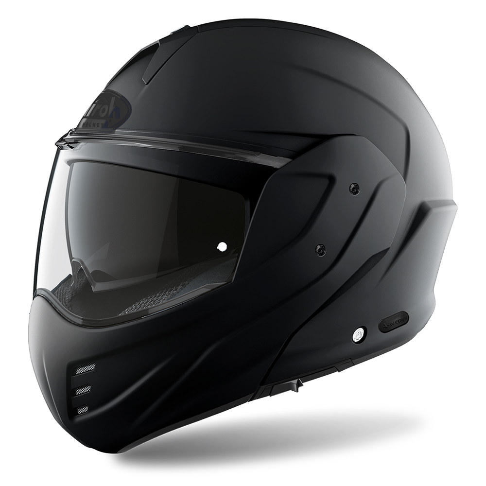 MATHISSE SOLID MATT BLACK – Airoh Helmets – Moto National